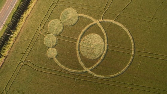 cropcircle Prudentópolis, Paraná, Southern Brazil. Reported 7th October.