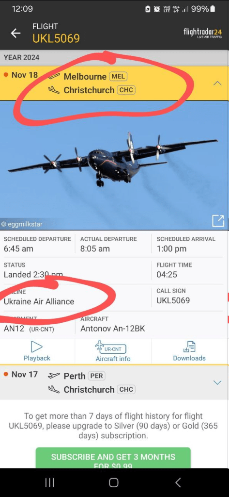 Ukraine Air Alliance is in Christchurch.- Ukraine is a money laundering sieve 